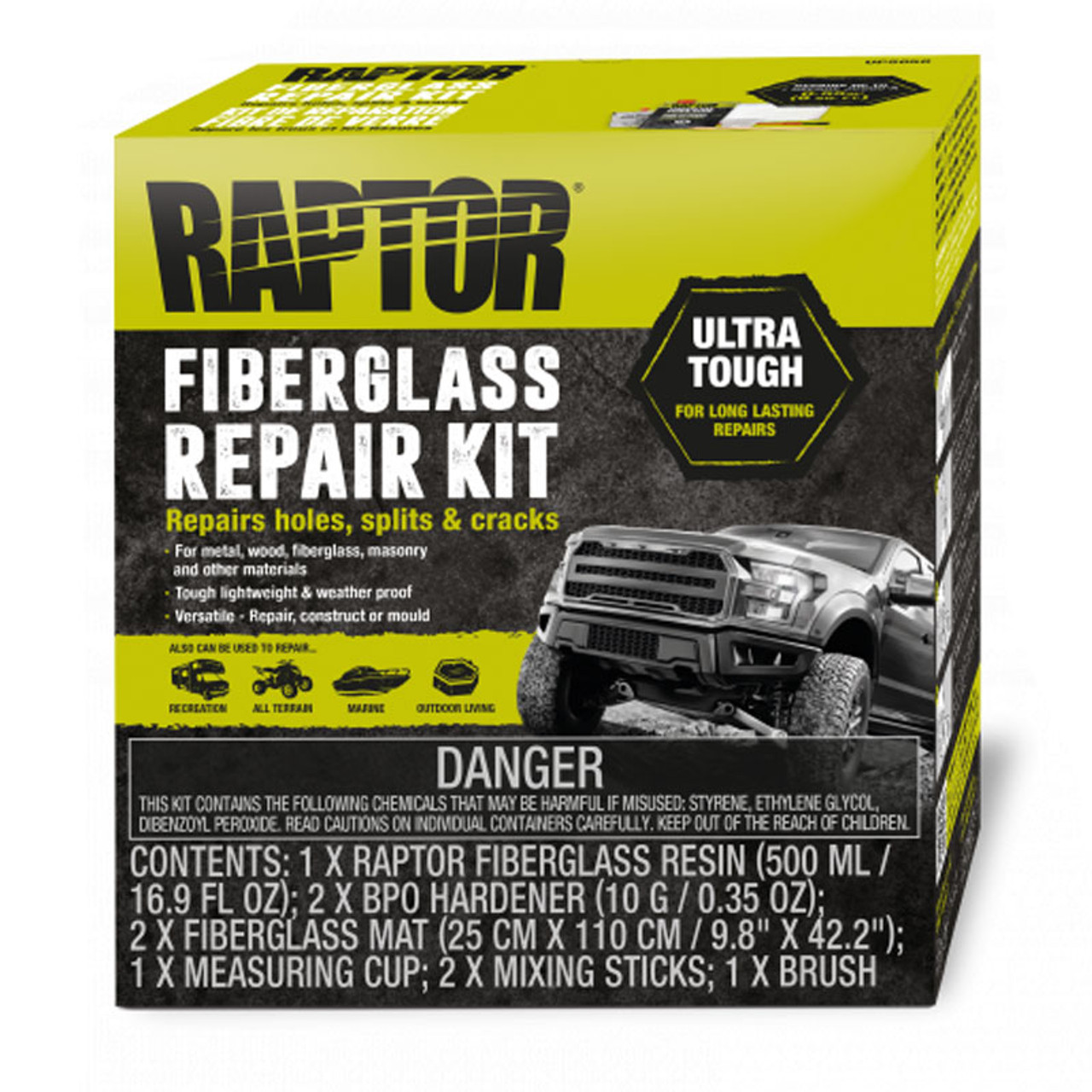 U-POL Raptor Fiberglass Repair Kit, 5050